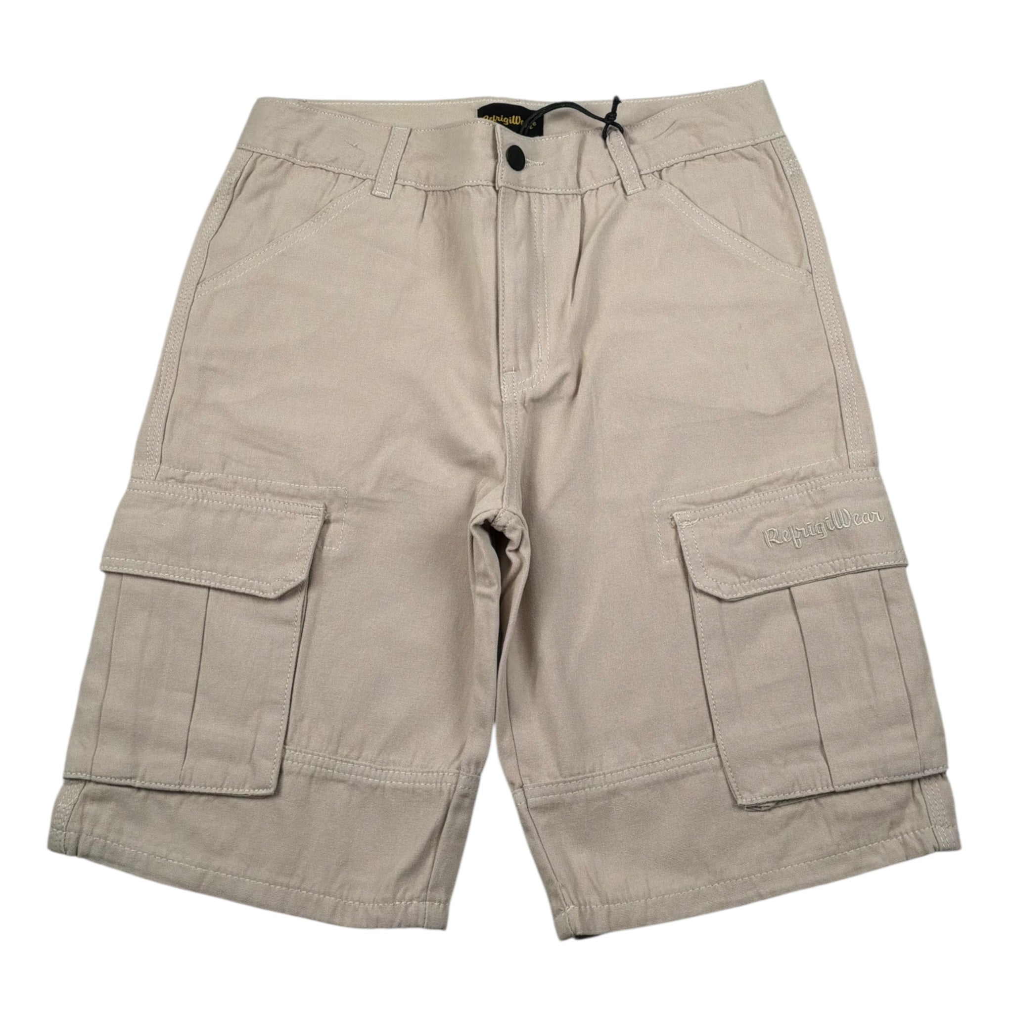 Refrigiwear Bermuda Tinta Unita con Tasconi per Bambino 145PRMJS25 BEIGE REFRIGIWEAR 