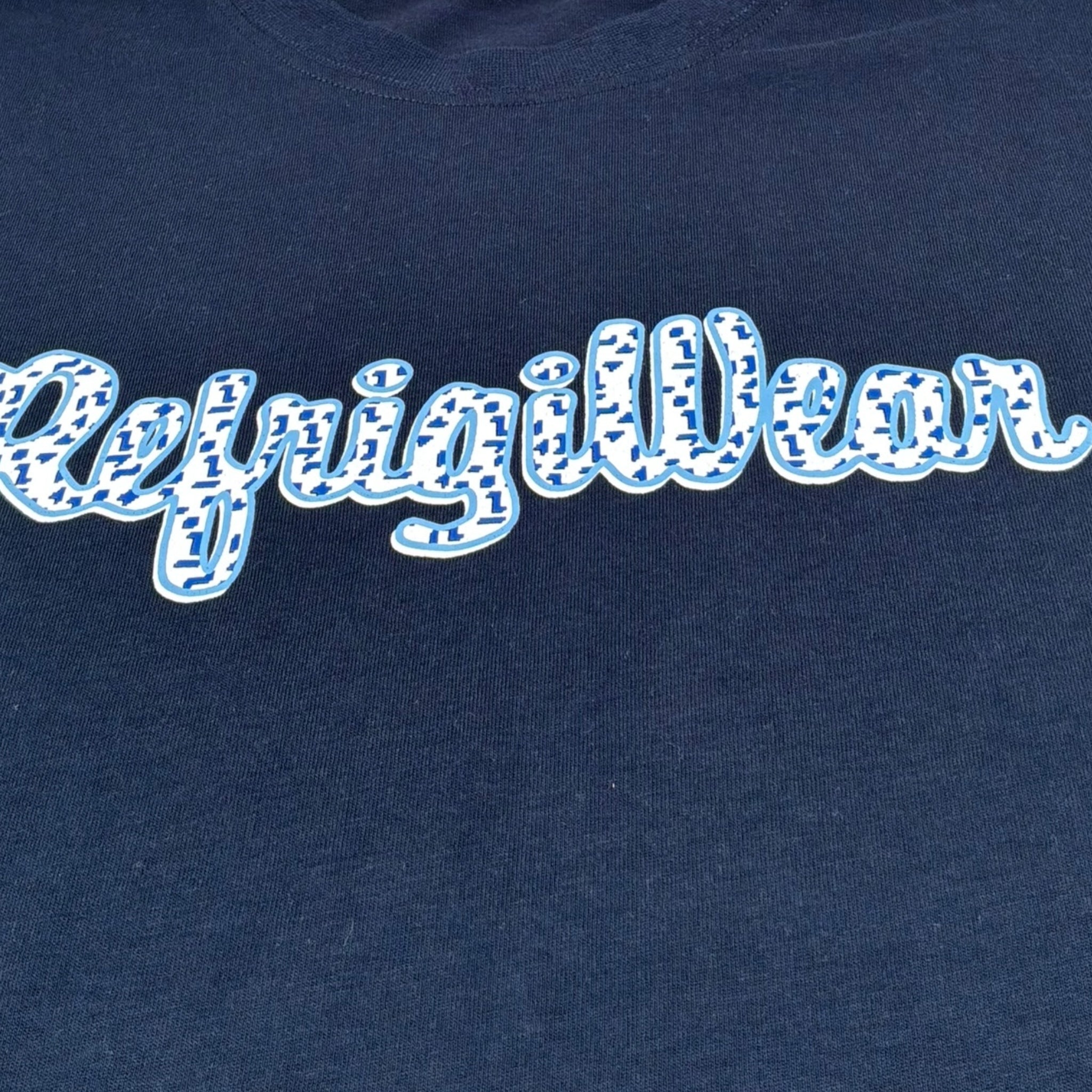 Refrigiwear T-Shirt Girocollo Tinta Unita con Stampa per Bambino 156TRMJS25 BLU REFRIGIWEAR 