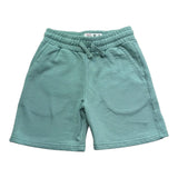 Saint Barth Bermuda Tinta Unita con Elastico In Vita per Bambino 00645L VERDE SAINT BARTH 
