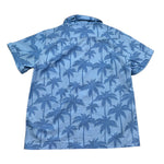 Saint Barth Camicia Mezza Manica Tinta Unita con Fantasia per Bambino 00952L AZZURRO SAINT BARTH 