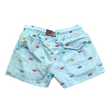 Saint Barth Costume Modello Boxer Tinta Unita con Stampa per Bambino 00995L BIANCO SAINT BARTH 