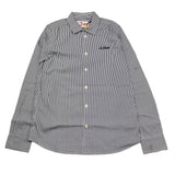 Saint Barth Camicia Manica Lunga Fantasia A Righe per Bambino AGN000100118 BLU SAINT BARTH 