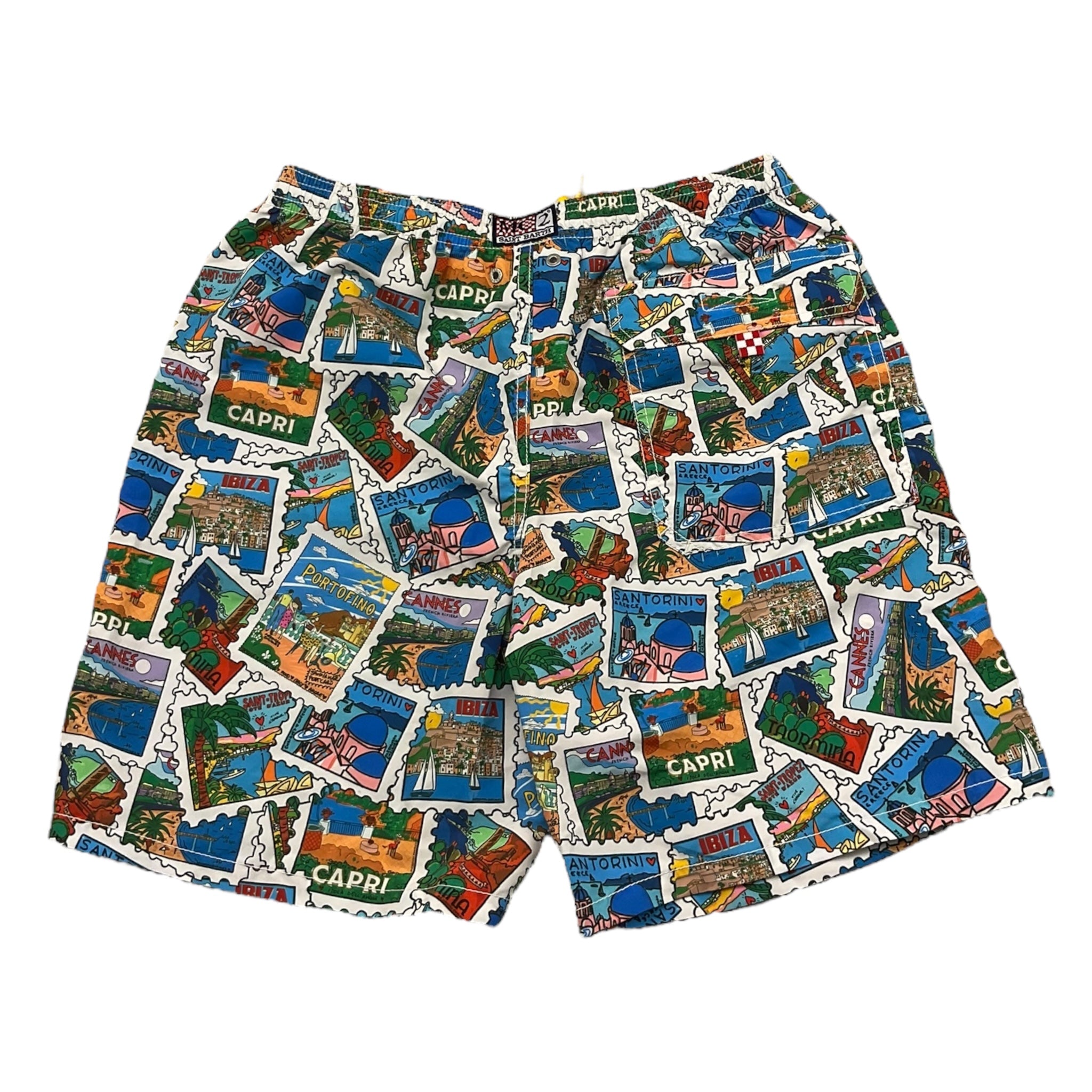 Saint Barth Costume Tinta Unita Stampa Fantasia per Bambino ALI0005 BIANCO SAINT BARTH 