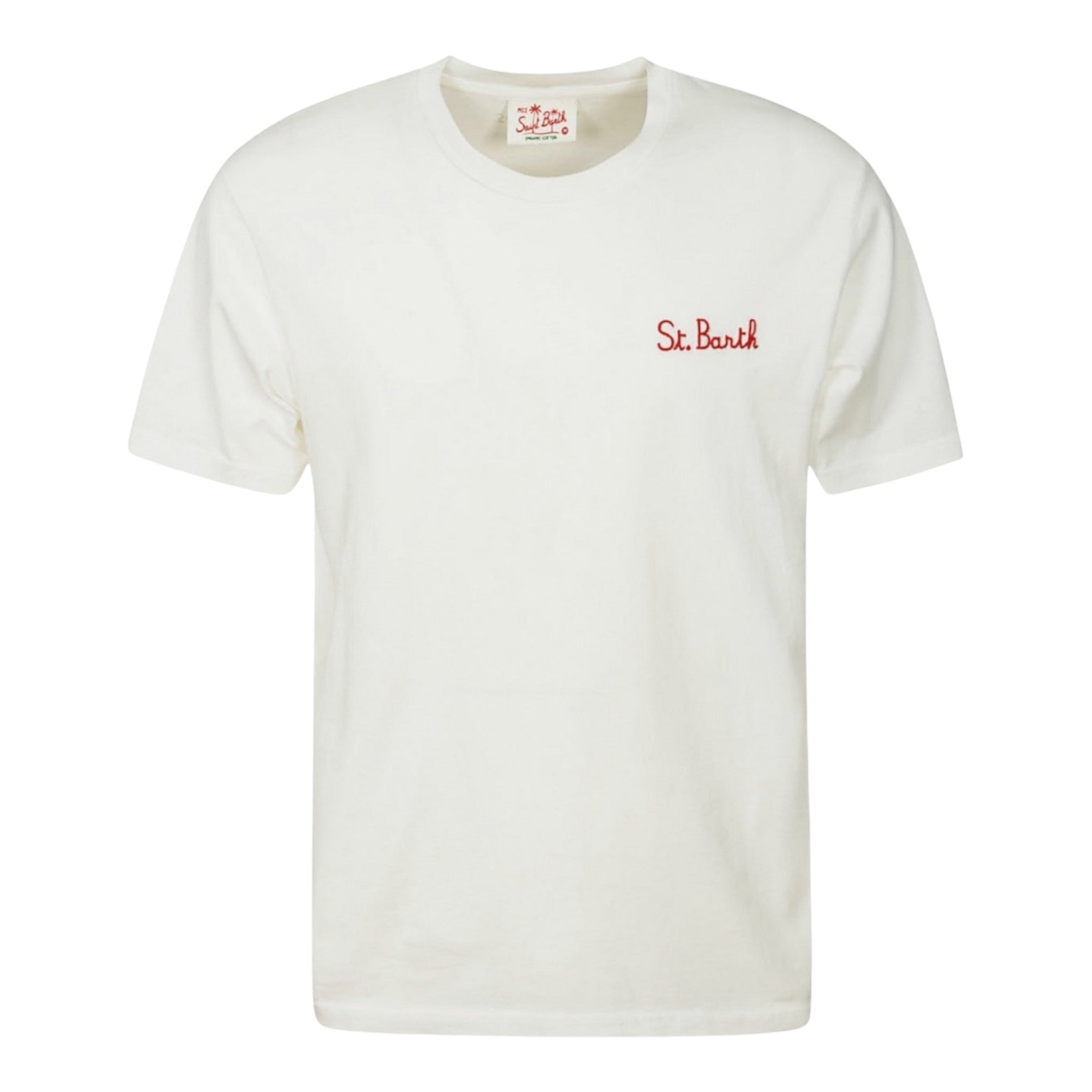 Saint Barth T-Shirt Girocollo Tinta Unita con Stampa Simpson per Bambino BART BIANCO SAINT BARTH 