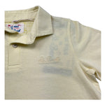 Saint Barth Polo Mezza Manica Tinta Unita con Ricami per Bambino BRIGHTON GIALLO SAINT BARTH 