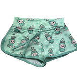 Saint Barth Short Tinta Unita con Stampe per Bambina COCO VERDE SAINT BARTH 