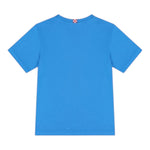 Saint Barth T-Shirt Girocollo Tinta Unita con Logo per Bambino DOVERLJR COBALTO SAINT BARTH 