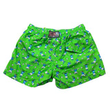 Saint Barth Costume Tinta Unita con Stampe per Bambino JEA0004034 VERDE SAINT BARTH 