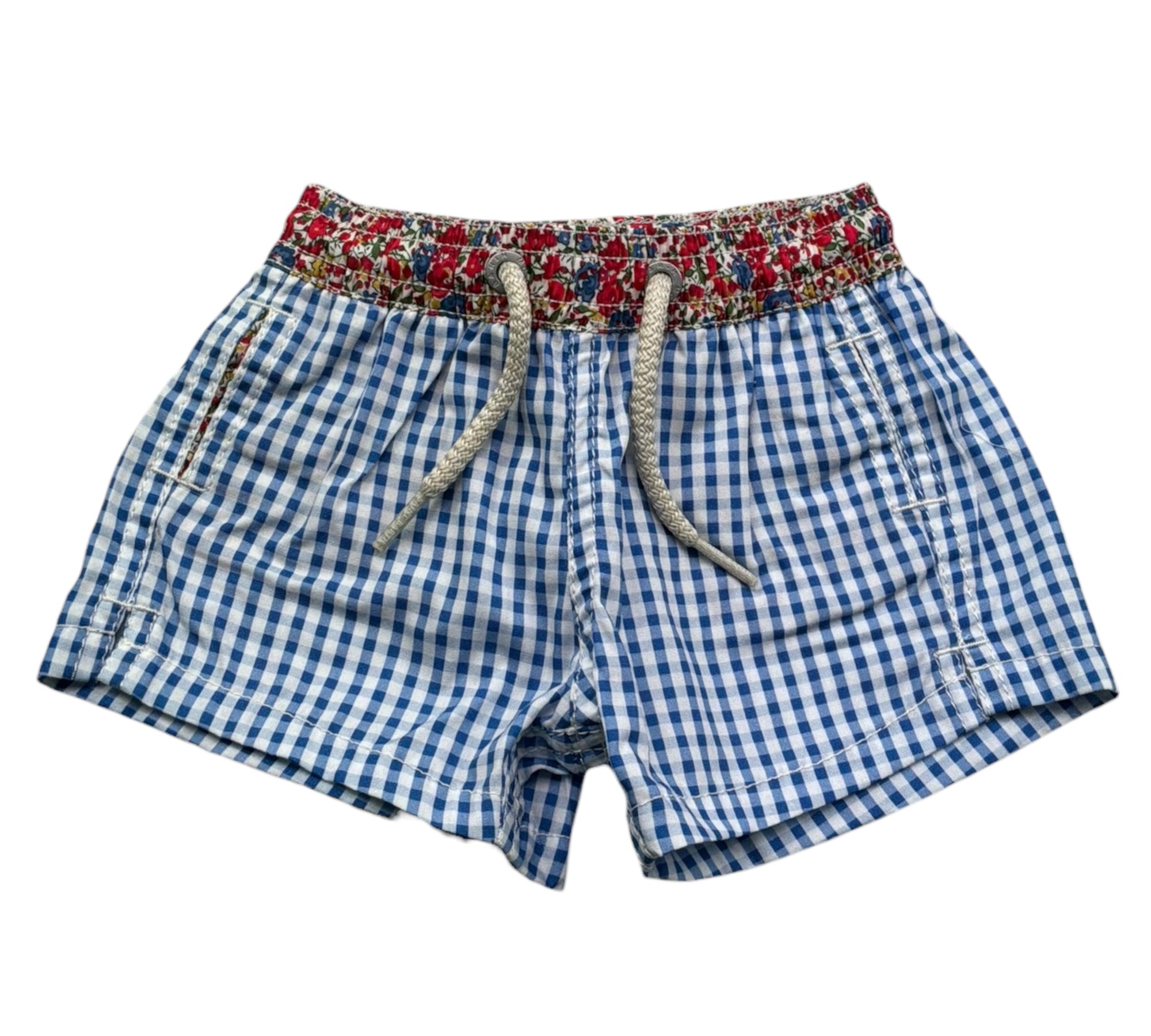 Saint Barth Costume Fantasia A Righe Bicolore per Neonata JOELLN BIANCO/BLU SAINT BARTH 