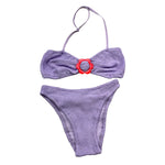 Saint Barth Costume 2 Pezzi Tinta Unita per Bambina KHLOE LILLA SAINT BARTH 
