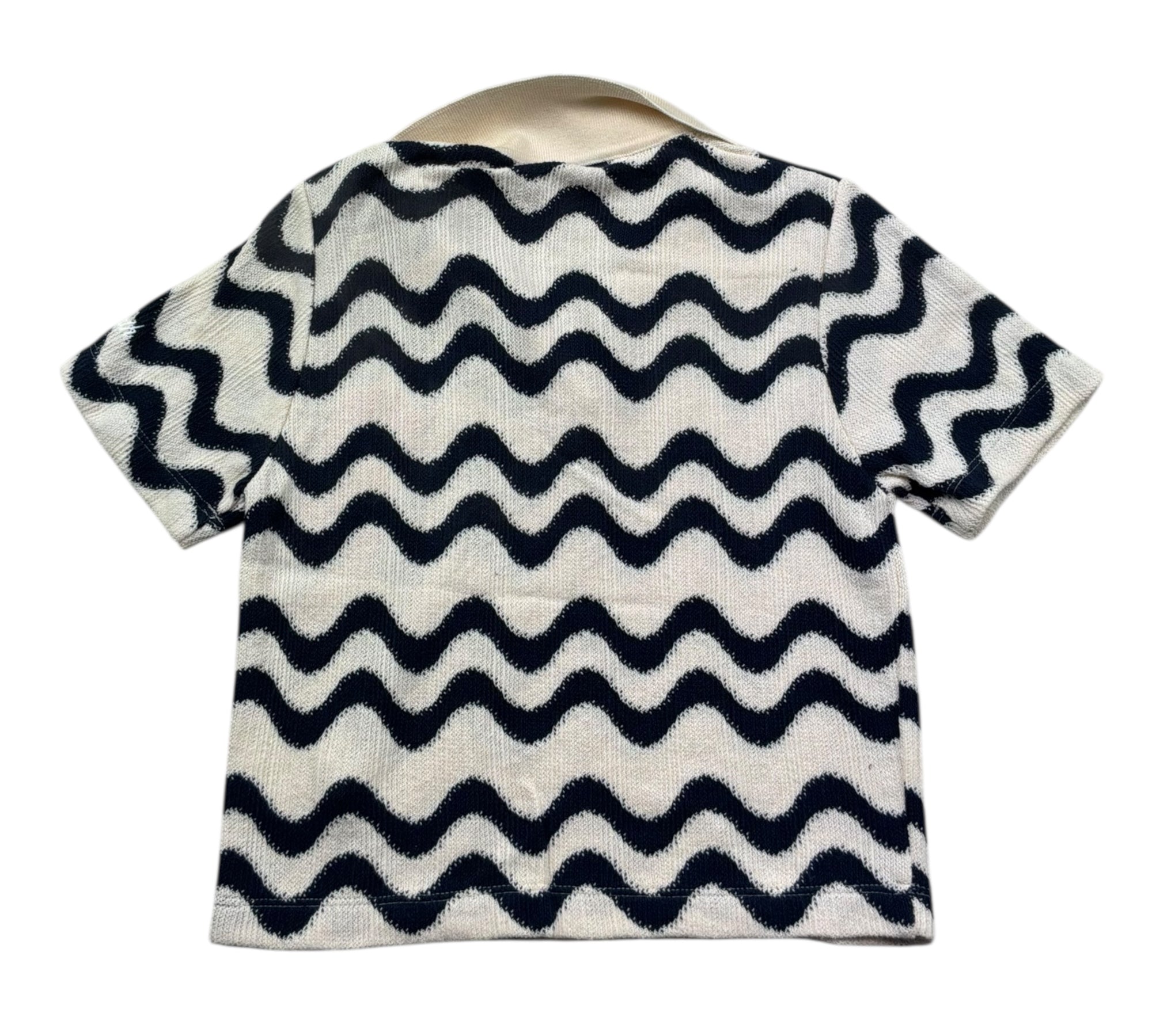 Saint Barth Polo Mezza Manica Stampa Fantasia per Bambina LALAJR PANNA SAINT BARTH 