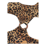 Saint Barth Costume Intero Stampa Fantasia Maculata per Bambina LAUREL MARRONE SAINT BARTH 