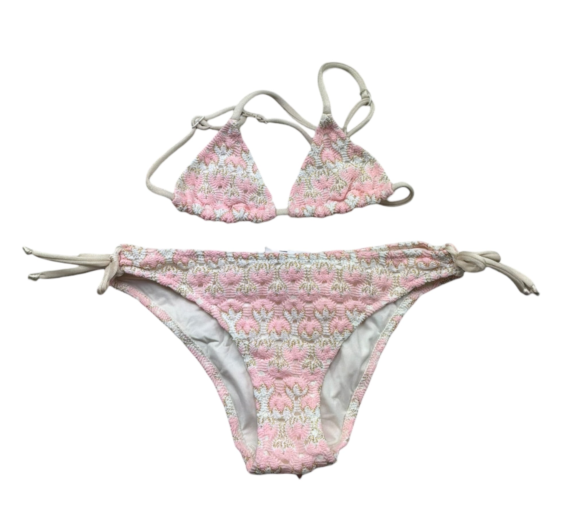 Saint Barth Costume 2 Pezzi Triangolo-Mutandina per Bambina RACHEL ROSA SAINT BARTH 