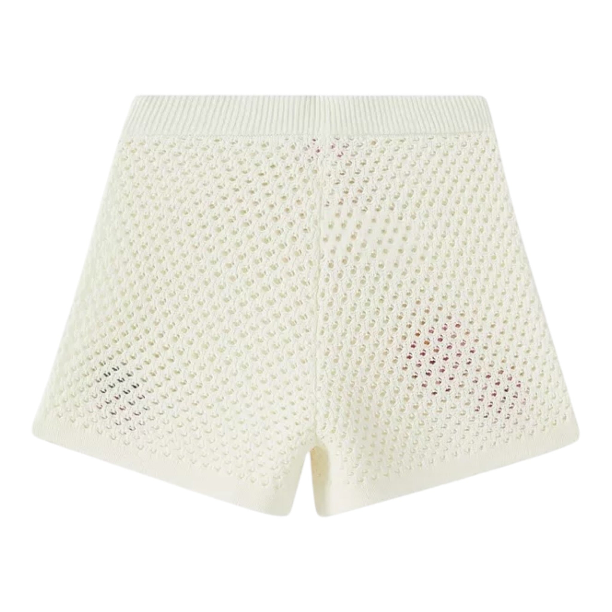 Saint Barth Short Tinta Unita Trafrato per Bambino YVT0002 PANNA SAINT BARTH 