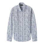 Sarabanda Camicia Manica Lunga Tinta Unita Stampa Fantasia per Bambino 08603 BIANCO SARABANDA 