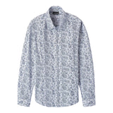 Sarabanda Camicia Manica Lunga Tinta Unita Stampa Fantasia per Bambino 08603 BIANCO SARABANDA 