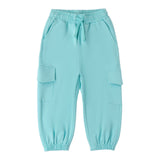Sarabanda Pantalone Tinta Unita con Elastico In Vita per Bambina 0B218 VERDE ACQUA SARABANDA 