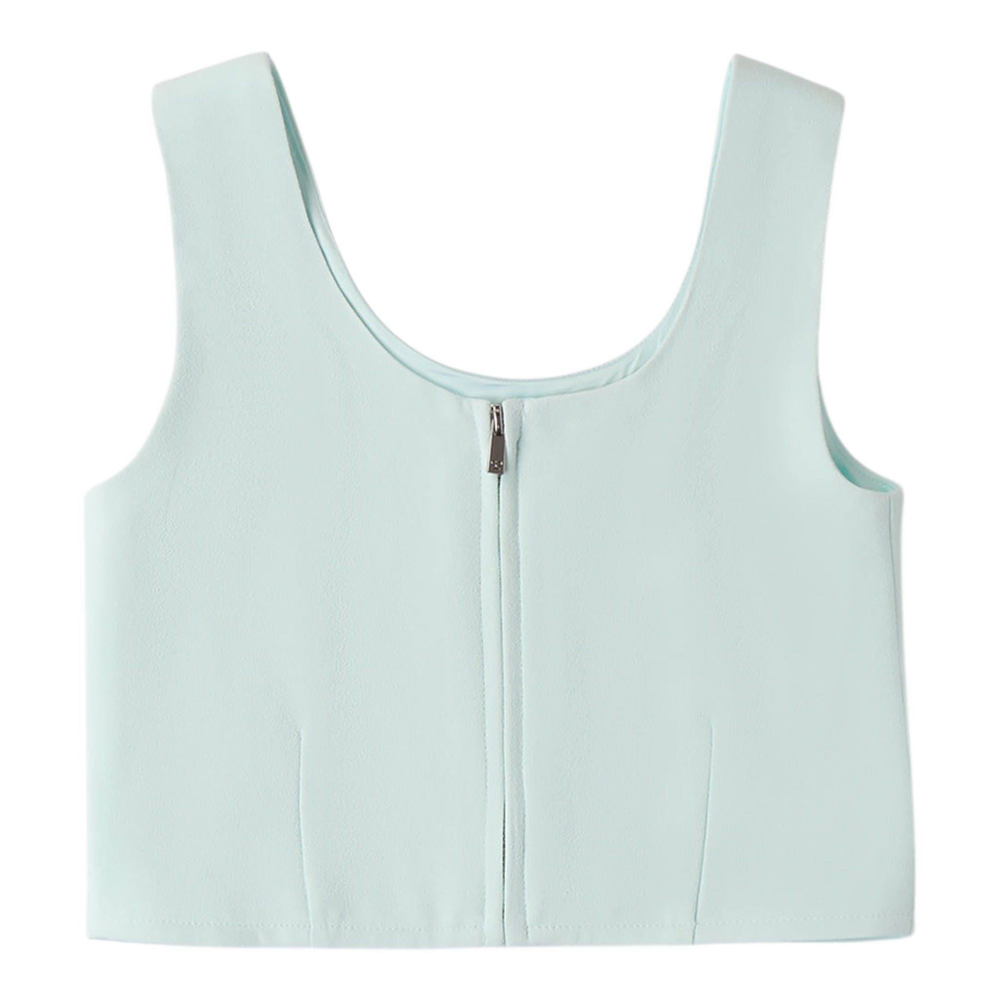Sarabanda Top Giromanica Tinta Unita per Bambina 0B437XXX VERDE ACQUA SARABANDA 