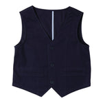 Sarabanda Gilet Tinta Unita con Bottoni per Bambino 0B670 BLU SARABANDA 