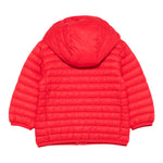 Save The Duck Giubbino Tinta Unita con Zip E Cappuccio per Neonato I30003X ROSSO SAVE THE DUCK 