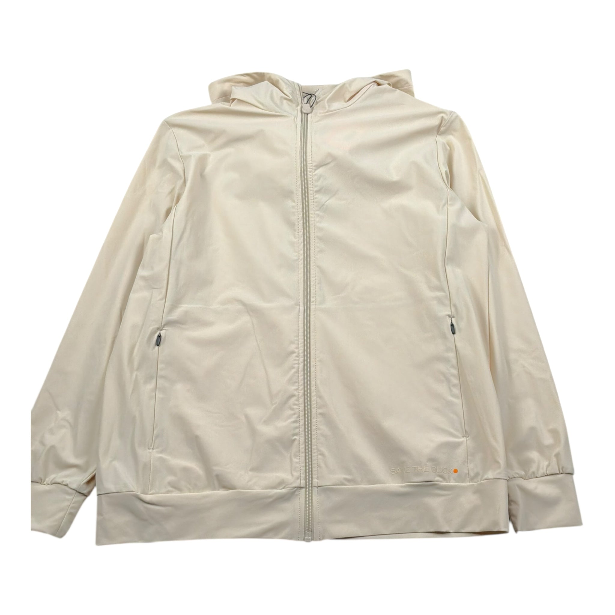 Save The Duck Giubbino Tinta Unita con Zip E Cappuccio per Bambino JF2212X BEIGE SAVE THE DUCK 