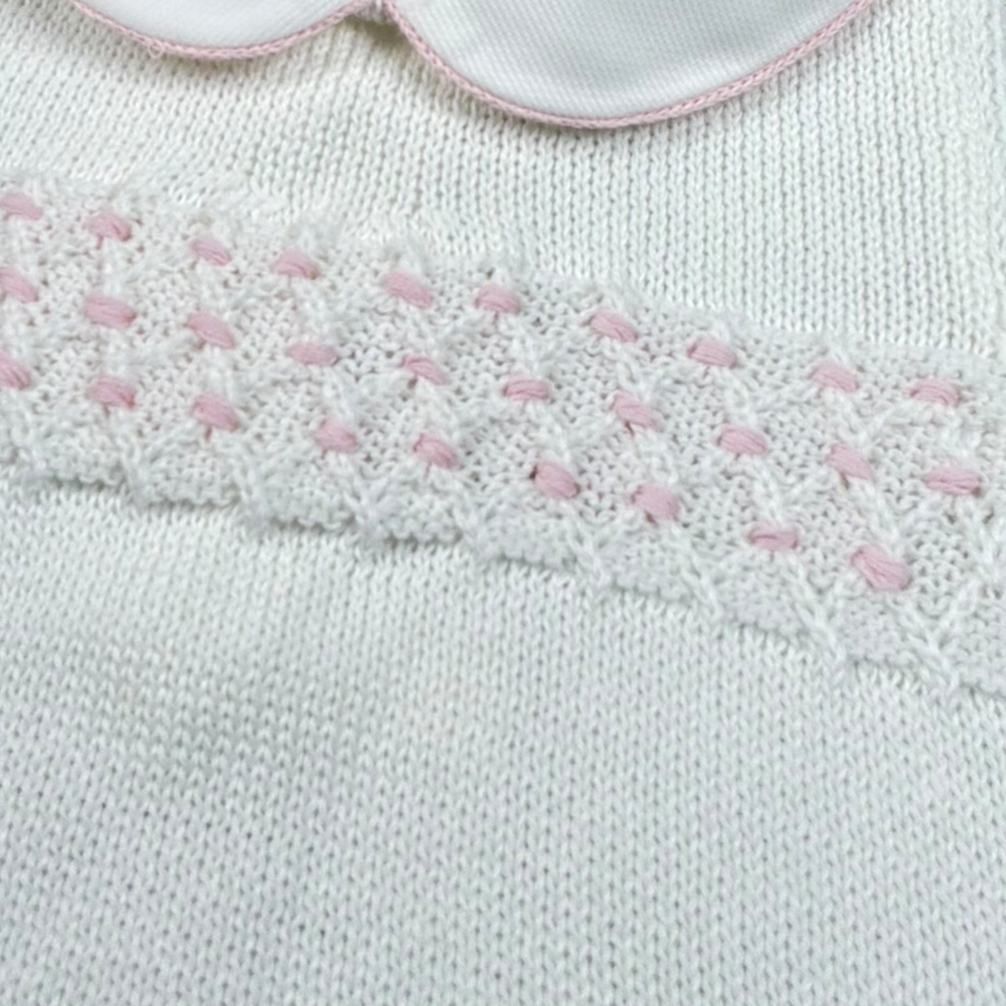Scaldacuore Completo 2 Pezzi T-Shirt-Short In Maglia per Neonata PS07PCORPE24 BIANCO SCALDACUORE 