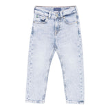 Scotch & Shrunk Jeans Tinta Unita con Girovita Regolabile per Bambino 180295 AZZURRO SCOTCH & SHRUNK 