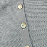 Seerose Cardigan Tinta Unita con Bottoni per Neonata 502 AZZURRO SEEROSE 