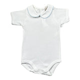 Seerose Body Tinta Unita con Colletto per Neonato 515 BIANCO SEEROSE 