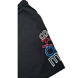 Shoe Bermuda Felpa tinta unita con Logo Nero per Bambino SHSS25B52 NERO SHOE 