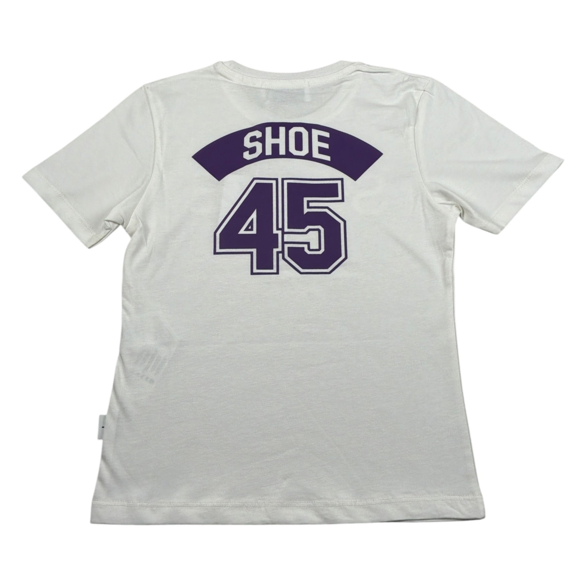 Shoe T-Shirt Girocollo tinta unita con Logo Bianco per Bambino SHSS25B90 BIANCO SHOE 