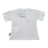 Shoe T-Shirt Girocollo Tinta Unita con Stampa per Neonata TEDDYB0404 BIANC SHOE 