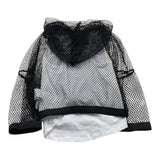 So Twee By Miss Grant Set Felpa Traforata-Canotta per Bambina ST0020 NERO SO TWEE BY MISS GRANT 