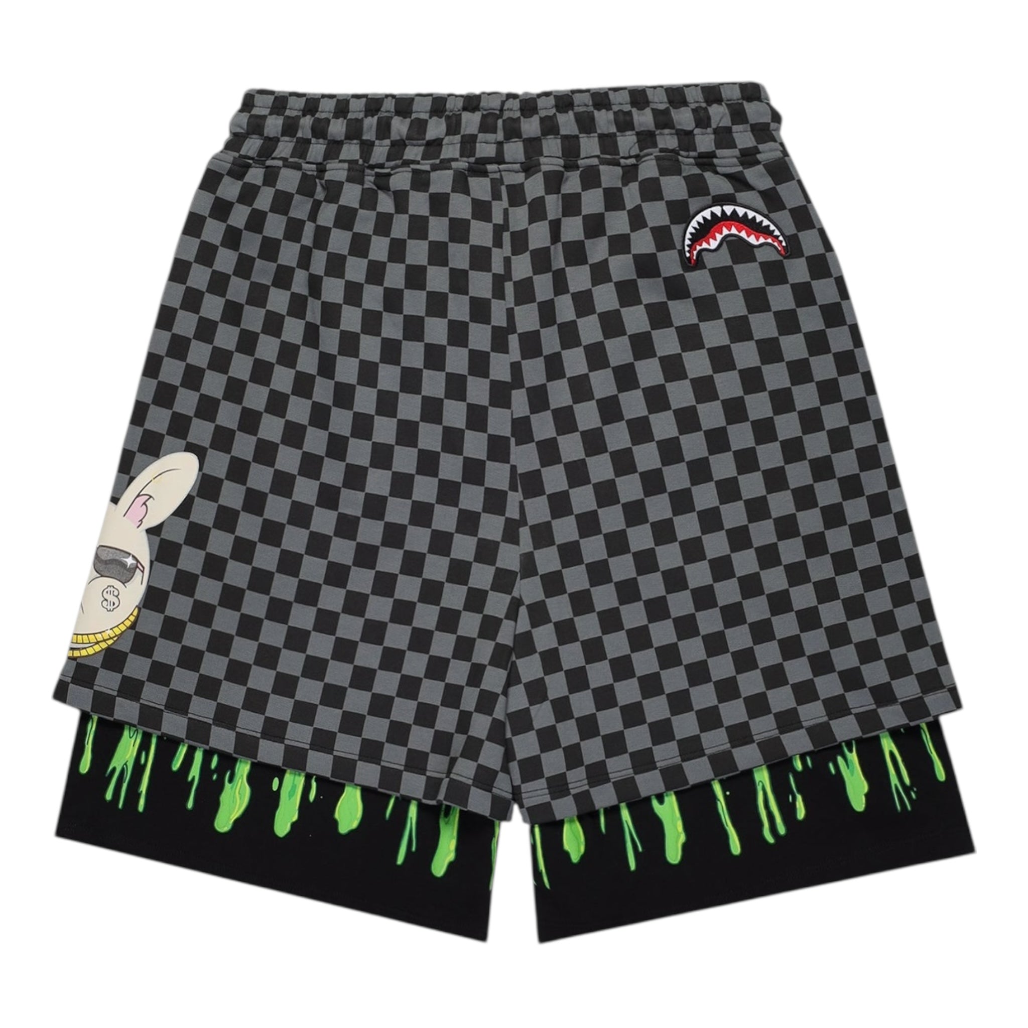 Sprayground Bermuda Tuta Fantasia Quadretti per Bambino SPY1257E GRIGIO SPRAYGROUND 