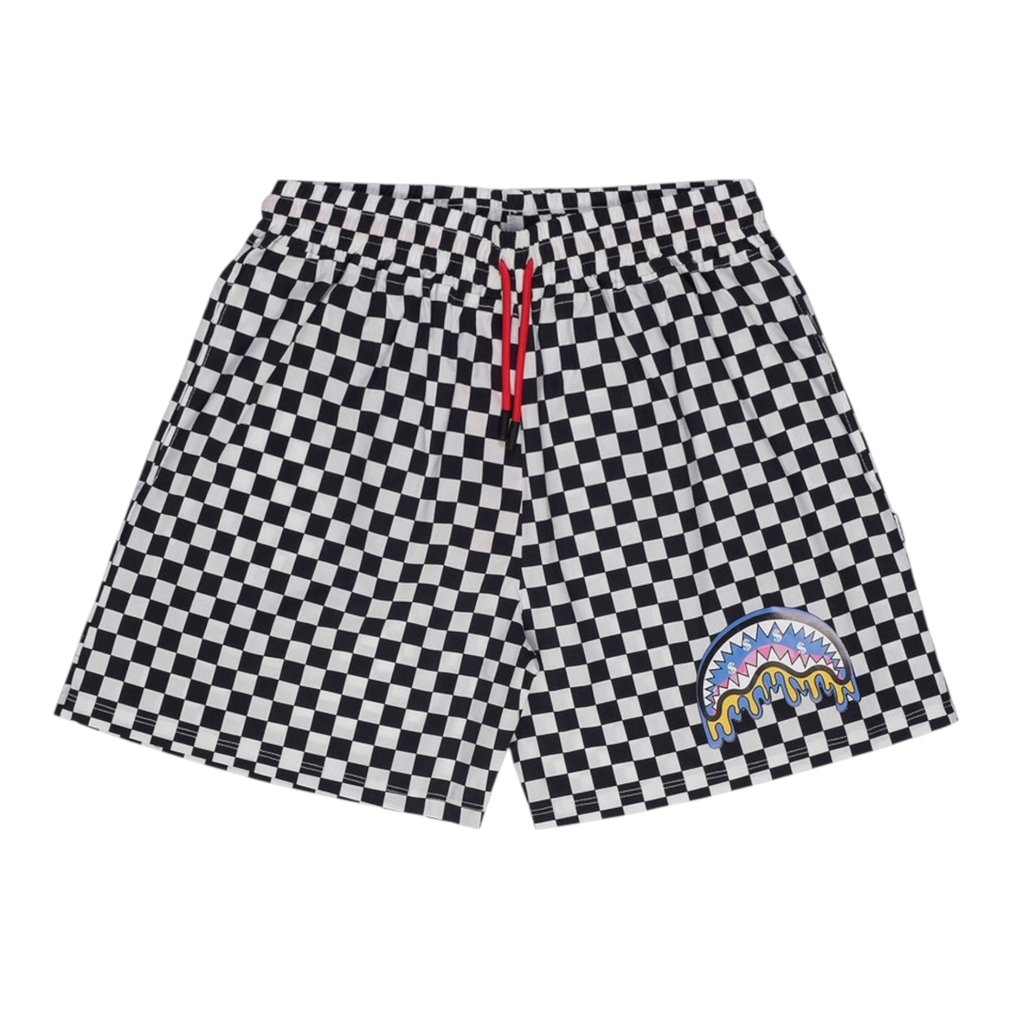 Sprayground Bermuda Bicolore con Fantasia per Bambino SPY1294 BIANCO/NERO SPRAYGROUND 