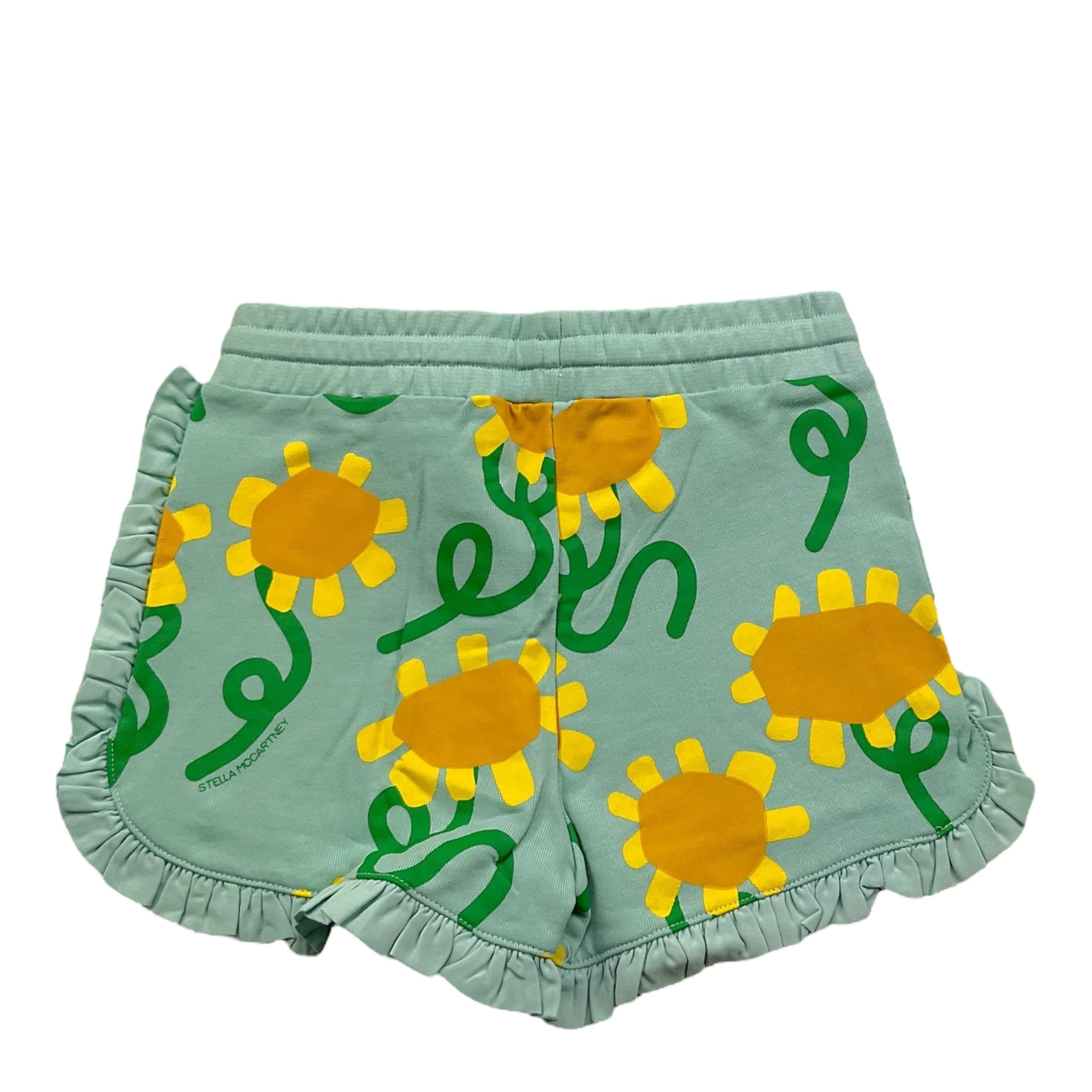 Stella Mccartney Short Tinta Unita con Fantasia per Bambina TU6A09 VERDE ACQUA STELLA McCARTNEY 