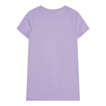 Stella Mccartney Abito Girocollo Tinta Unita con Stella per Bambina TW1C21 LILLA STELLA McCARTNEY 