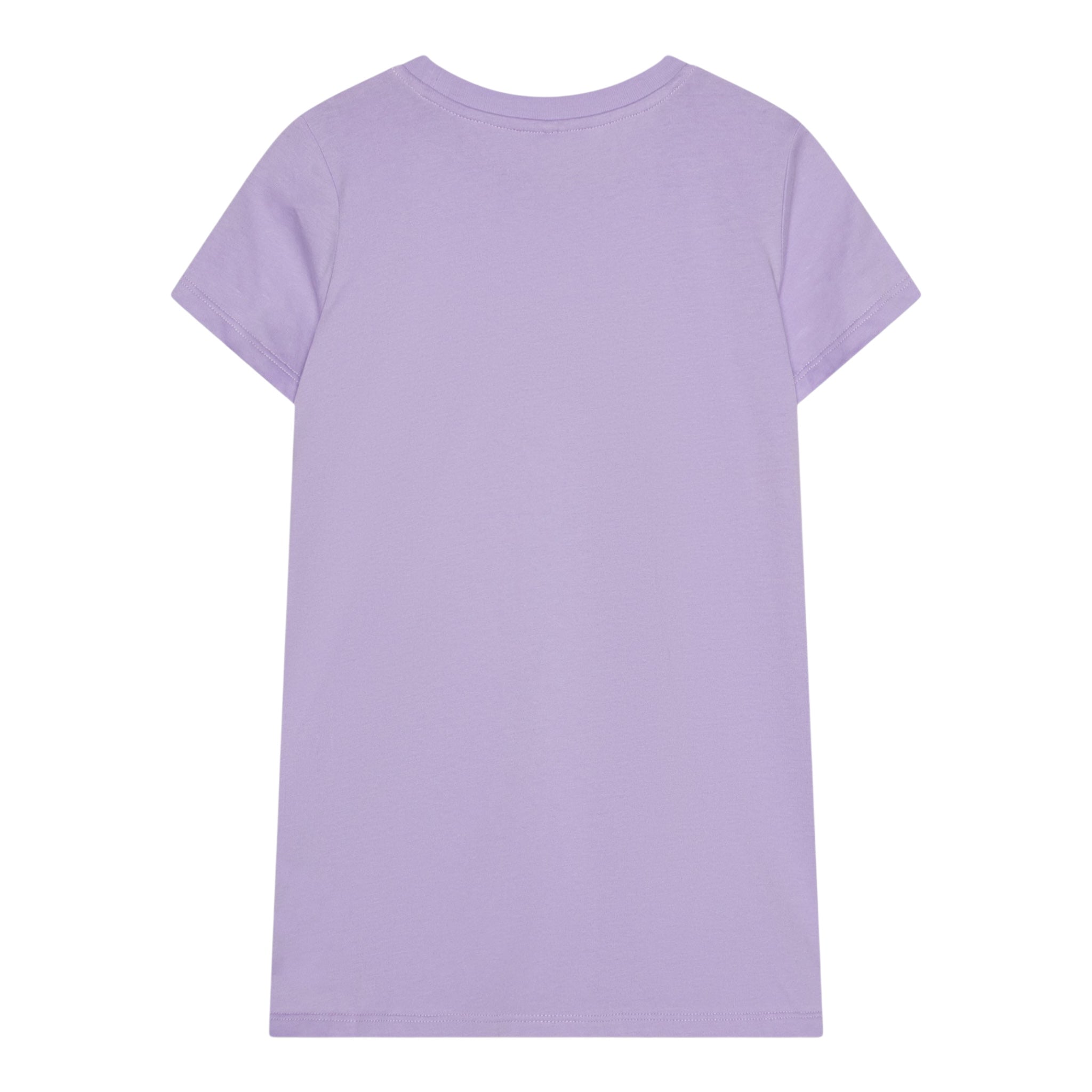 Stella Mccartney Abito Girocollo Tinta Unita con Stella per Bambina TW1C21 LILLA STELLA McCARTNEY 