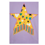 Stella Mccartney Felpa Chiusa Girocollo Tinta Unita con Frange per Bambina TW4B40 LILLA STELLA McCARTNEY 