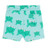 Stella Mccartney Bermuda In Tuta Tinta Unita con Stampa per Bambino TW6P59X AZZURRO STELLA McCARTNEY 