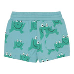 Stella Mccartney Bermuda In Tuta Tinta Unita con Stampa per Neonato TW6P59XXN VERDE ACQUA STELLA McCARTNEY 