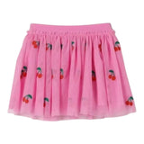 Stella Mccartney Gonna Tinta Unita con Stampa per Bambina TW7B01 ROSA STELLA McCARTNEY 