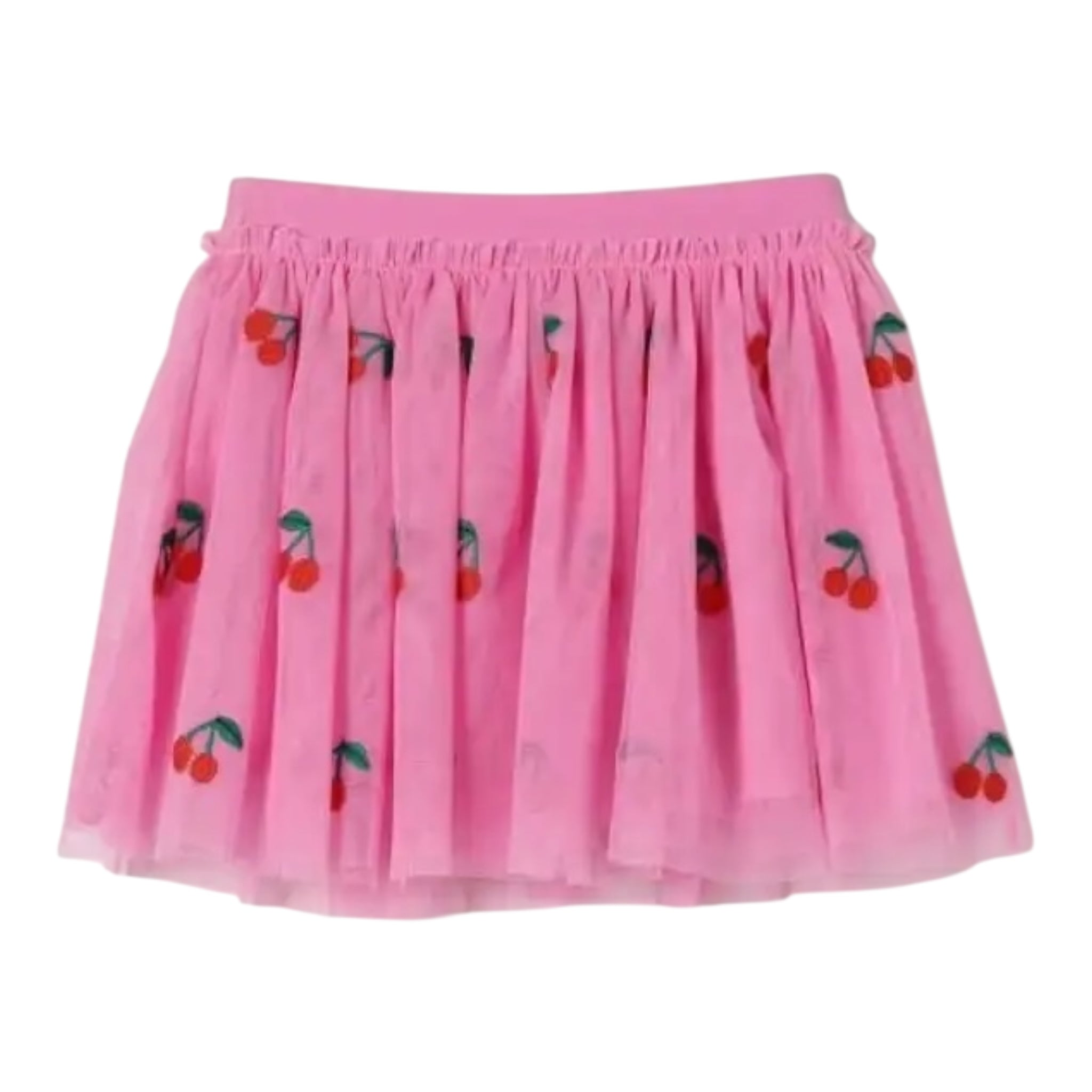 Stella Mccartney Gonna Tinta Unita con Stampa per Bambina TW7B01 ROSA STELLA McCARTNEY 