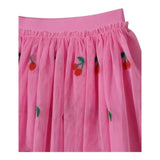 Stella Mccartney Gonna Tinta Unita con Stampa per Bambina TW7B01 ROSA STELLA McCARTNEY 