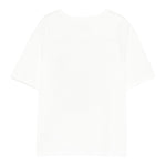 Stella Mccartney T-Shirt Girocollo Tinta Unita con Stampa per Bambina TW8A11 BIANCO STELLA McCARTNEY 