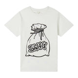 Stella Mccartney T-Shirt Girocollo Tinta Unita con Stampa E Applicazioni per Bambino TW8Q71 BIANCO STELLA McCARTNEY 
