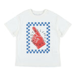 Stella Mccartney T-Shirt Girocollo Tinta Unita con Stampa per Bambino TW8R71 BIANCO STELLA McCARTNEY 