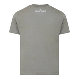 Stone Island T-Shirt Girocollo Tinta Unita con Logo per Bambino K1S162100012 VERDE STONE ISLAND 