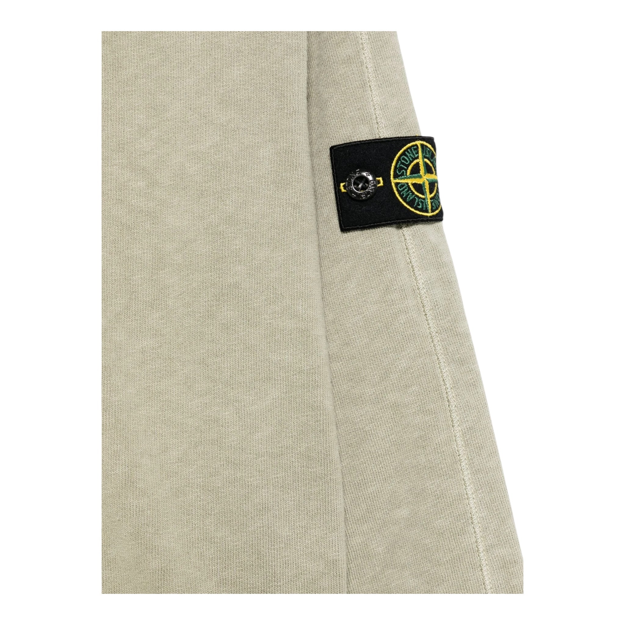 Stone Island Felpa Chiusa Girocollo Tinta Unita per Bambino K1S166100001 VERDE STONE ISLAND 