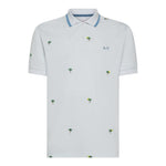 Sun68 Polo Mezza Manica Tinta Unita con Stampa per Neonato A35328XN BIANCO SUN68 